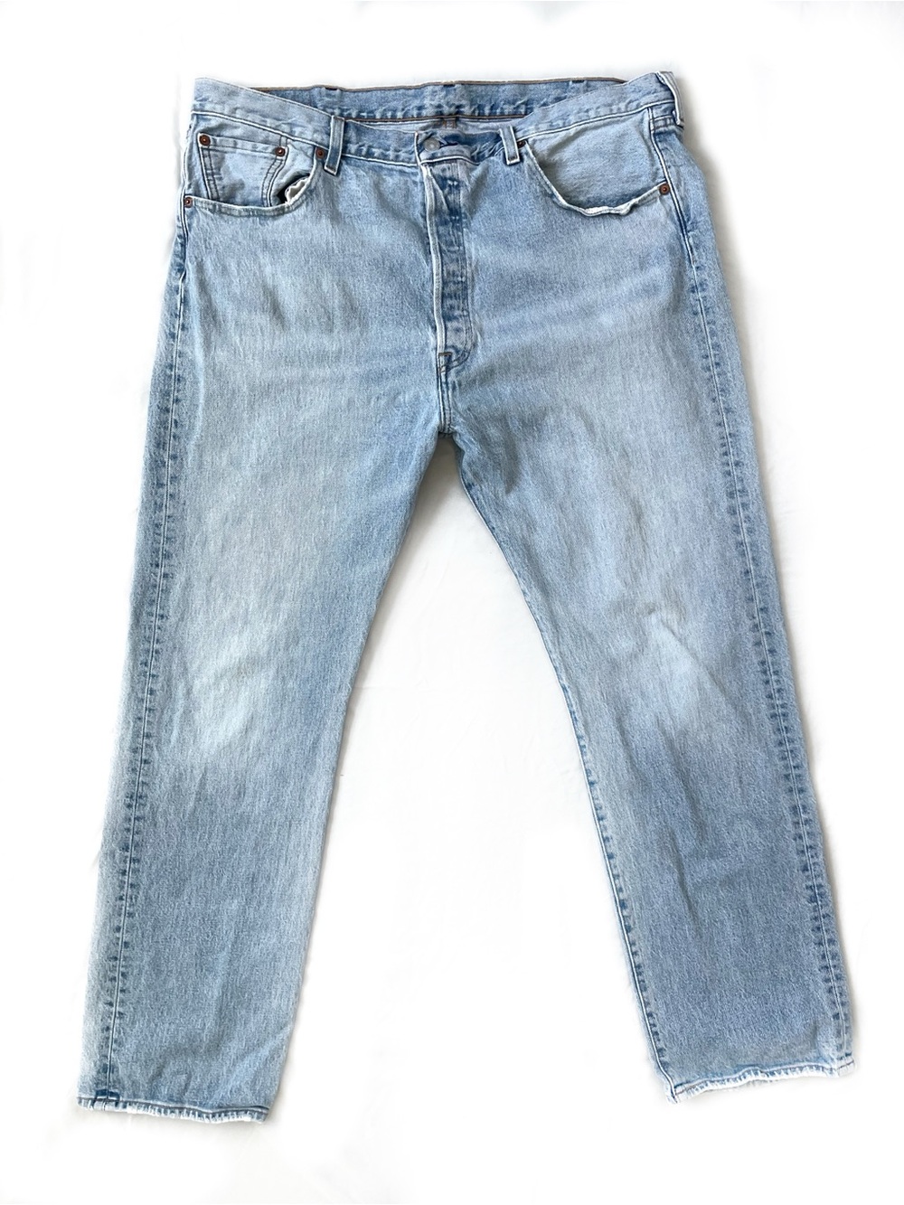 Levi’s 501 Men’s Jeans 40W Button Fly 100% Cotton Mexico Made Straight Leg Denim